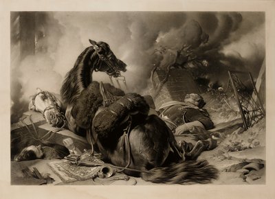 Time of War and Time of Peace, engraving by Thomas Lewis Atkinson by Edwin (after) Landseer