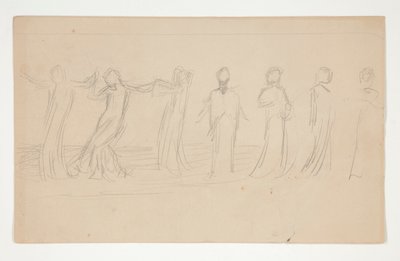 Composition study by Edwin Austin Abbey