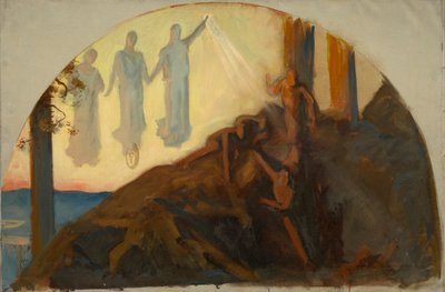 Compositional Study, for Science Revealing the Treasures of the Earth, Rotunda, Pennsylvania State Capitol, Harrisburg by Edwin Austin Abbey
