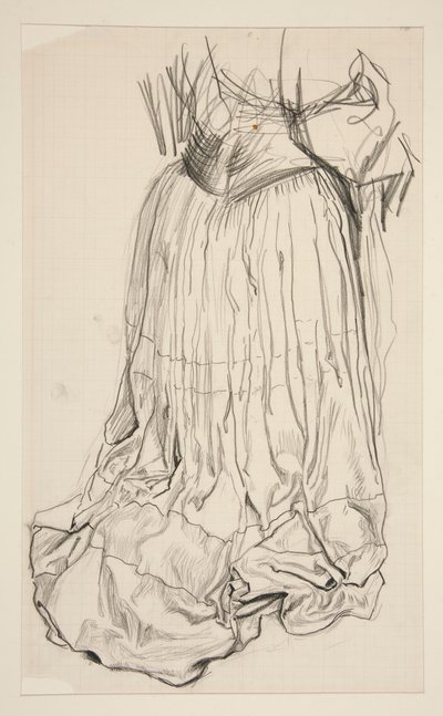 Drapery Study by Edwin Austin Abbey