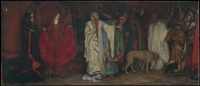 King Lear, Act I, Scene I by Edwin Austin Abbey