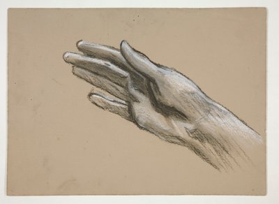 Sketch of a Hand (recto); Composition Studies for a Play (verso) by Edwin Austin Abbey