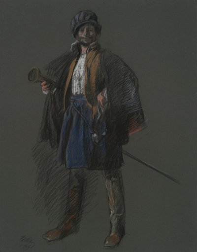 Study for Apotheosis of Pa.: Hudson by Edwin Austin Abbey