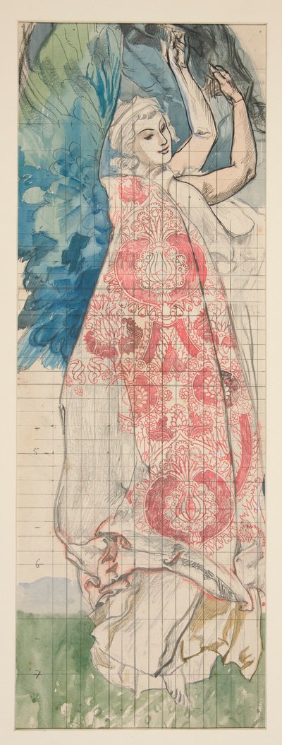 Study for Louis Comfort Tiffany by Edwin Austin Abbey