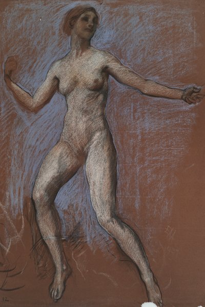 Study for Figure of 12 Noon by Edwin Austin Abbey