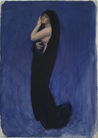 Study for figure of 4 am by Edwin Austin Abbey
