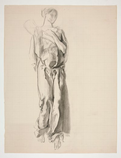 Study for Figure of Abundance in the Mural, Science Revealing the Treasures of the Earth, at the State Capitol Building in Harrisburg, Pennsylvania by Edwin Austin Abbey