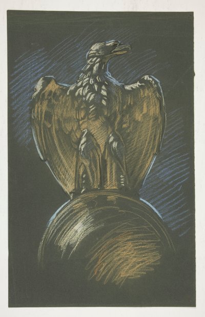 Study for the Eagle Column Decoration by Edwin Austin Abbey