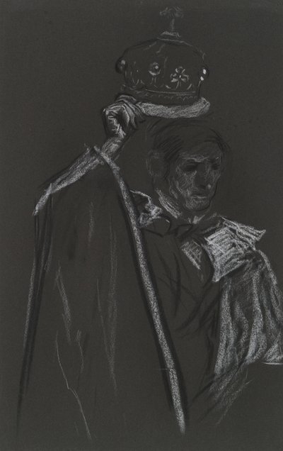 Study of Peer for Coronation of Edward VII by Edwin Austin Abbey