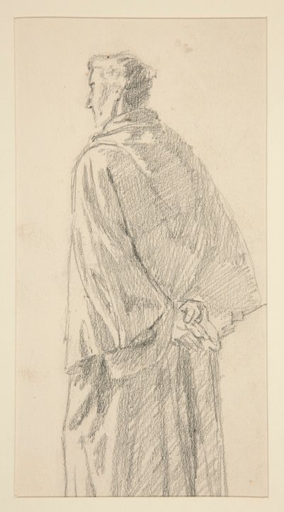 Study of a Man in Robe by Edwin Austin Abbey
