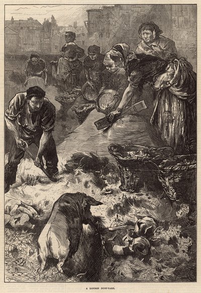 A London dustyard by Edwin Buckman