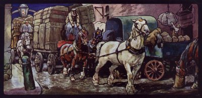 Clydesdale Horses at Work by Edwin Noble