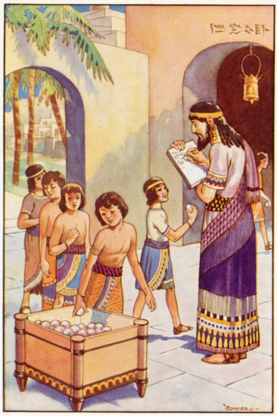 At School in Babylon by Edwin Tryon Billings
