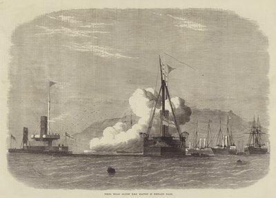 Firing Trials against HMS Glatton in Portland Roads by Edwin Weedon