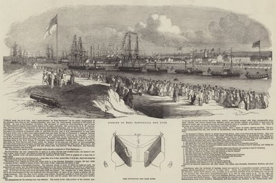 Opening of West Hartlepool New Dock by Edwin Weedon
