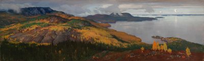 Autumn Landscape of Lake Pielisjärvi by Eero Järnefelt