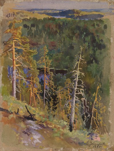Forest Landscape by Eero Järnefelt