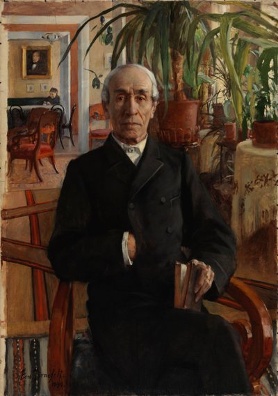 Portrait of Baron Johan Philip Palmén, Vice Chancellor of the University by Eero Järnefelt