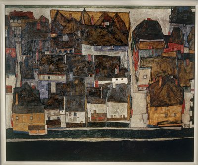 Krumlov on Vltava by Egon Schiele