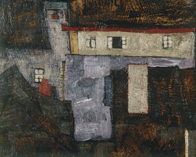 Krumlov on the River Vltava by Egon Schiele