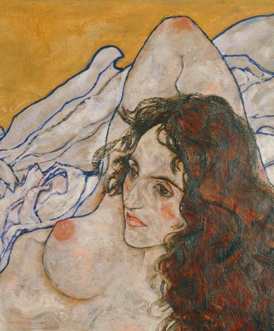 Reclining Woman by Egon Schiele