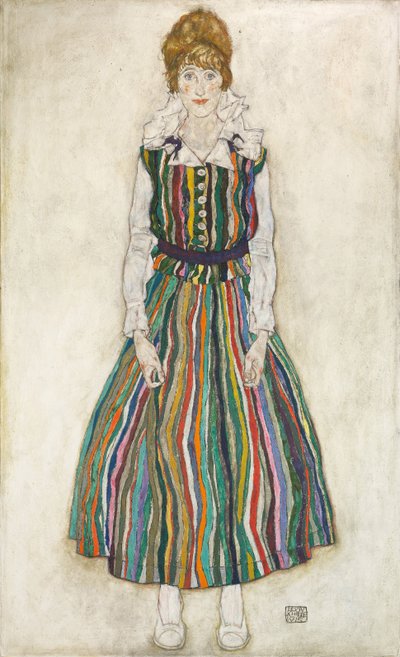 Portrait of Edith the artist