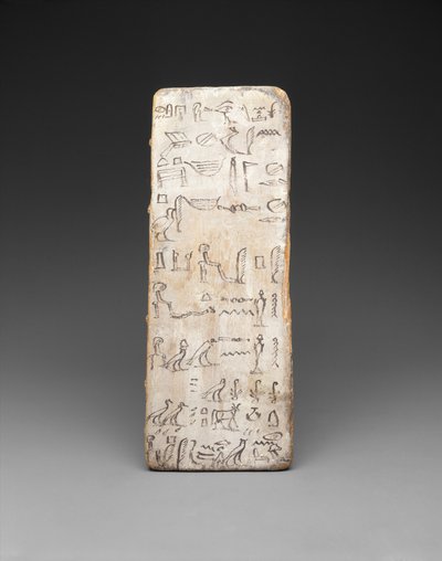 Writing Board of an Apprentice Scribe, c.2030 BC by Egyptian 11th Dynasty