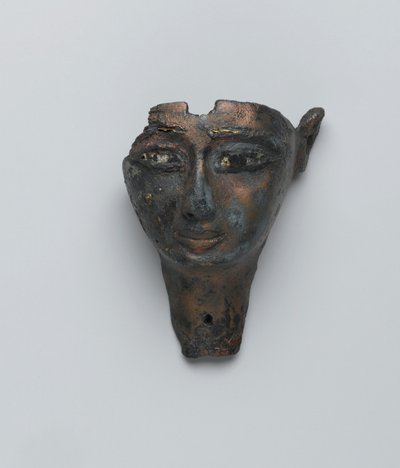 Face from a composite statue, Third Intermediate Period-Late Period by Egyptian Egyptian