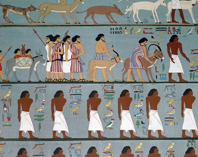 Semitic Tribe Asks Permission to Enter Egypt by Egyptian Egyptian