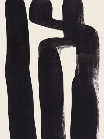 Abstract Black Gestures by Ejaaz Haniff