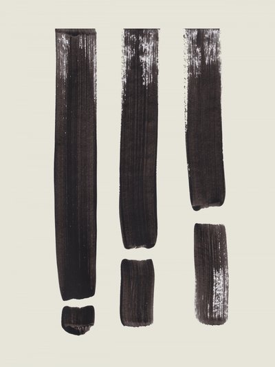 Abstract Exclamation Marks by Ejaaz Haniff