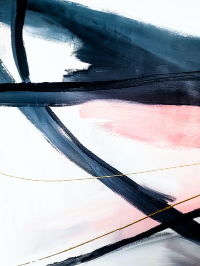 Abstract Gold Lines Flow by Ejaaz Haniff