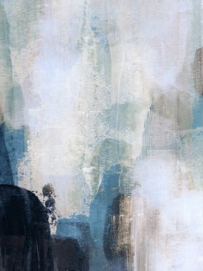 Calm Blue Abstract Flow by Ejaaz Haniff