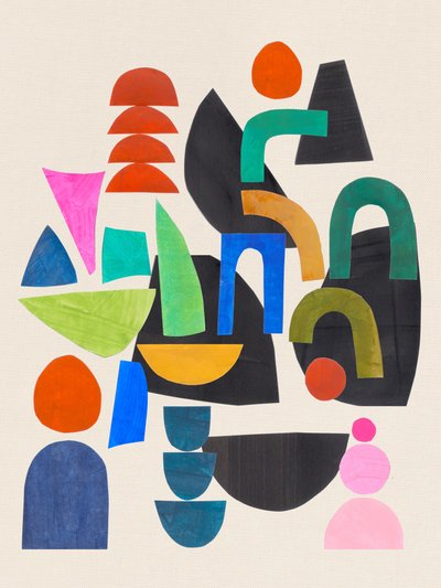 Colorful Abstract Shapes by Ejaaz Haniff