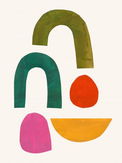Colorful Abstract Shapes by Ejaaz Haniff