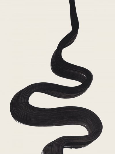 Flowing Black Line by Ejaaz Haniff