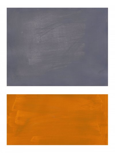 Textured Grey Orange by Ejaaz Haniff