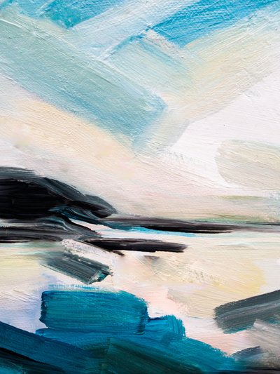 Tranquil Coastal Abstract by Ejaaz Haniff