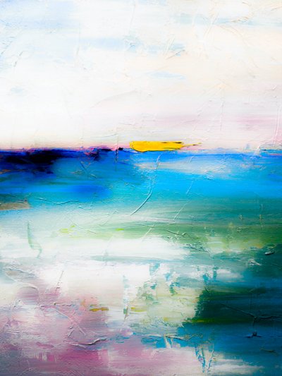 Vibrant Ocean Horizon by Ejaaz Haniff