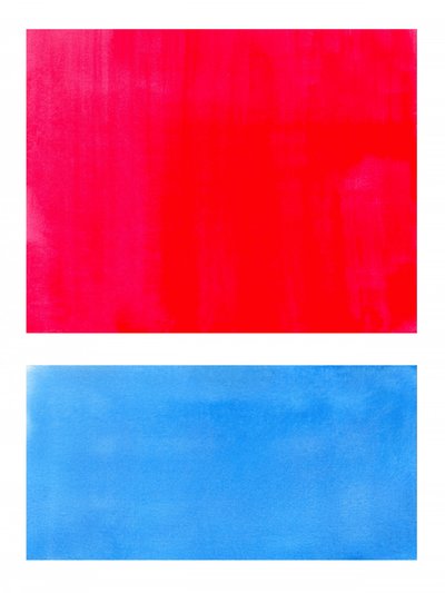 Vibrant Red Blue by Ejaaz Haniff