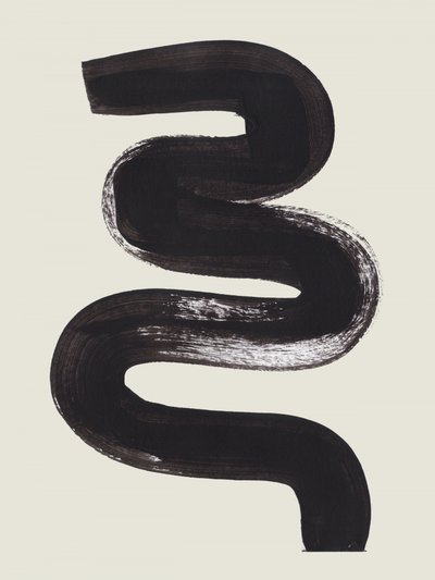 Wavy Black Stroke by Ejaaz Haniff