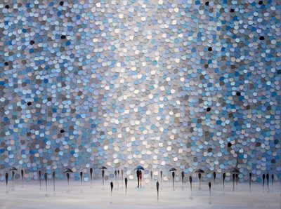 Blue Rain Romance by Ekaterina Ermilkina