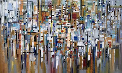 Vibrant City Lights by Ekaterina Ermilkina
