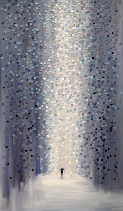 Walking In The Rain by Ekaterina Ermilkina