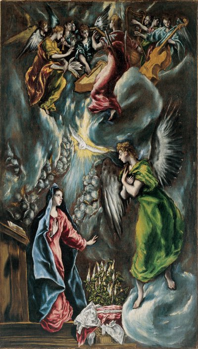 Annunciation by El Greco