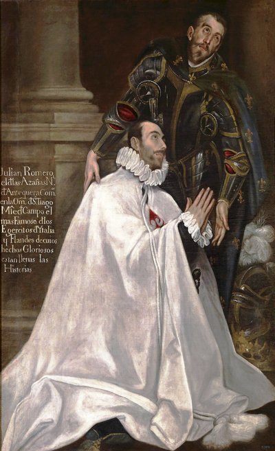 Julián Romero de las Azanas and His Patron Saint Julian by El Greco