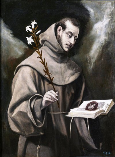 Saint Anthony of Padua by El Greco