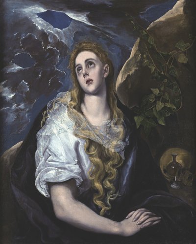 The Penitent Magdalene by El Greco