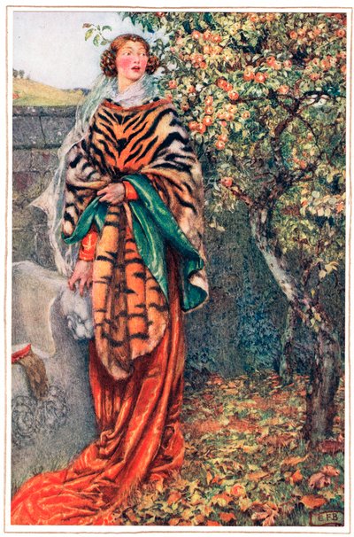 At which the King had gazed upon her blankly and gone by, illustration from 