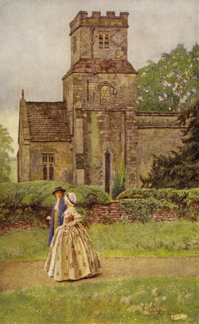 I Leave the Church in Sermon-Time by Eleanor Fortescue Brickdale